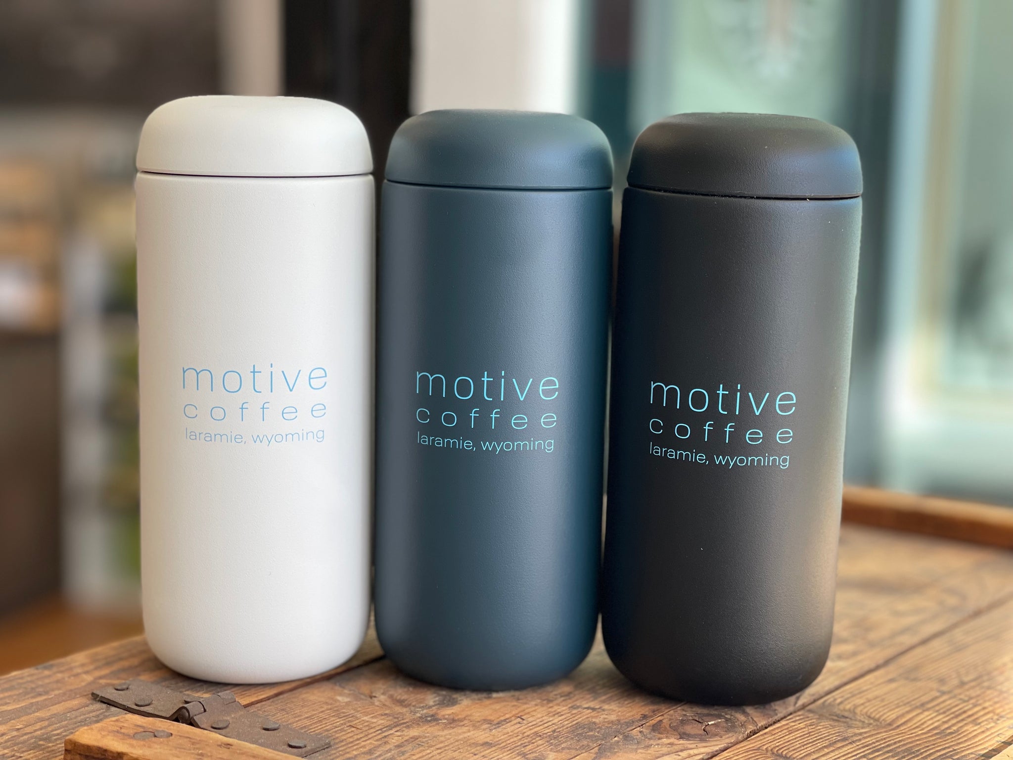 Motive 3-in-1 travel mug by Fellow  motive coffee